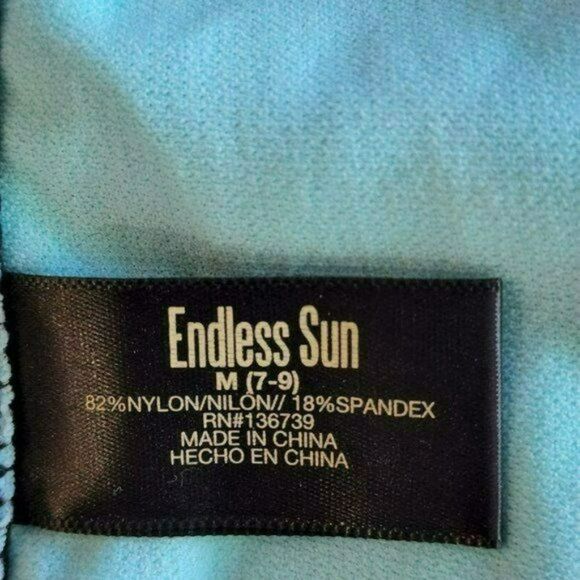 Endless Sun Multicolor Swim Bikini Set Two Piece Size M - Picture 3 of 6